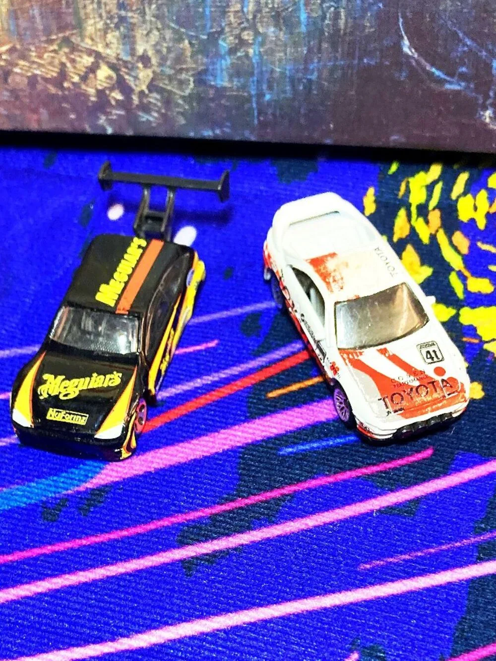 HOT WHEELS TOY CAR COLLECTIBLES -  1990' #894 Toyota MR2 / 2001' Meguiar's Ford